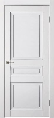 Дверь межкомнатная Деканто (Decanto) 3 белый бархат