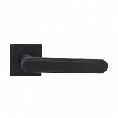 Ручки дверные алюминиевые V92BL-2 SL (черный)