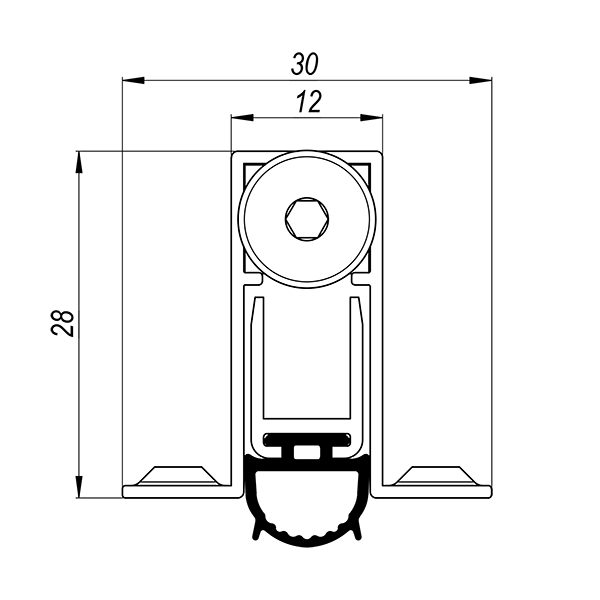 Автоматический Armadillo (Армадилло) порог EASY CON ALETTE ASAL B4/830