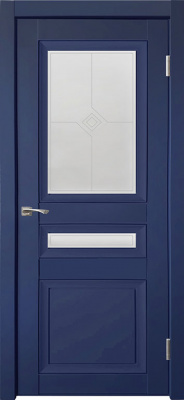 Дверь межкомнатная Деканто (Decanto) 4 синий бархат